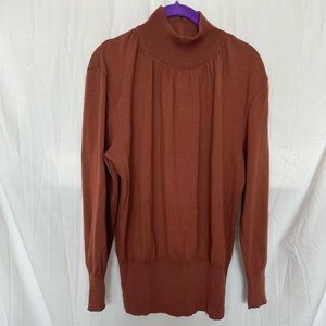 Vintage Mondi sweater terracotta High Neck Size 42/L